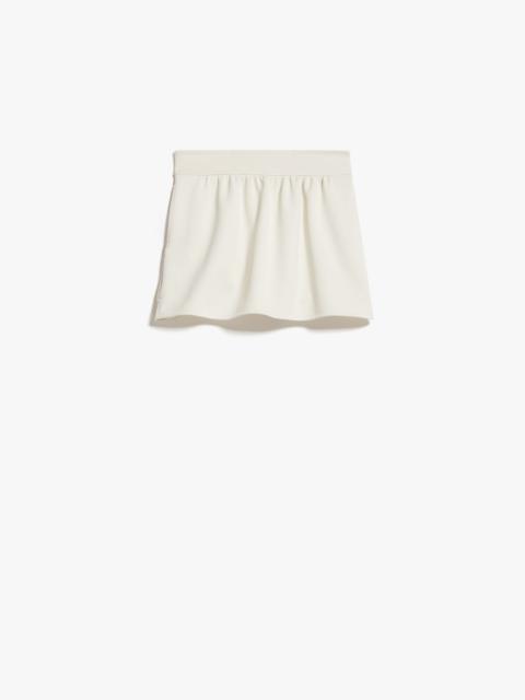 NETTUNO Short skirt in cotton scuba fabric