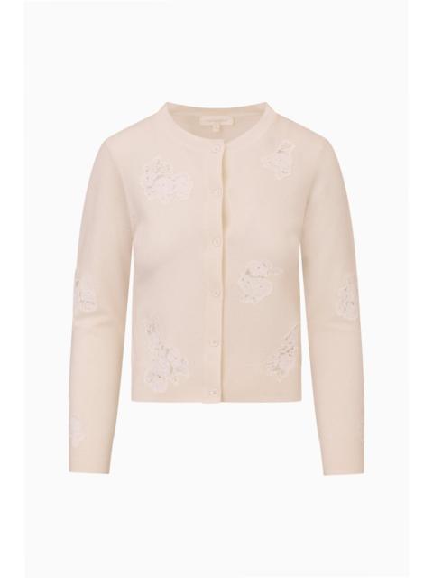 LoveShackFancy Sorrelle Wool Lace Cardigan