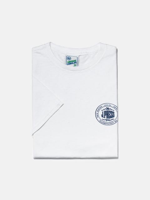 J. PRESS WHITE J. PRESS COTTON T-SHIRT