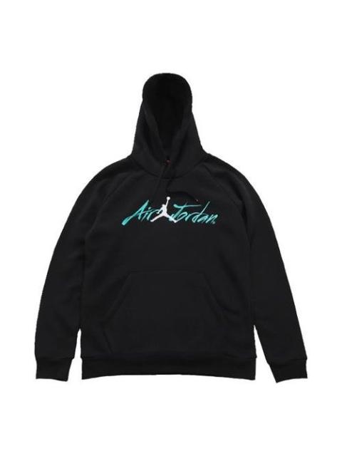 Jordan Air Jordan Fleece Lined Casual Pullover Jacket Black AV6006-010