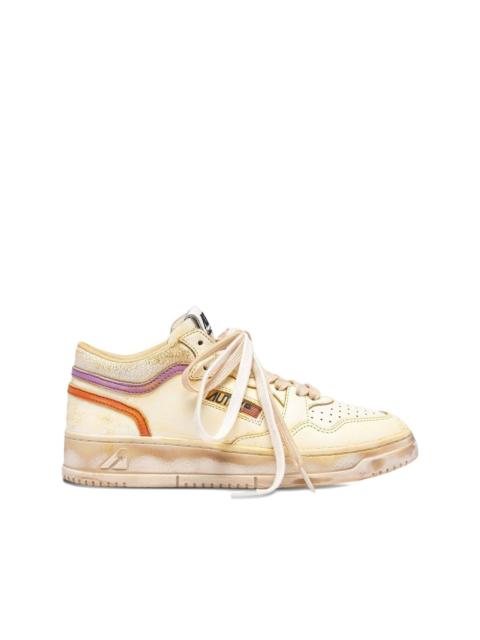 AUTRY Medalist stripe leather sneakers