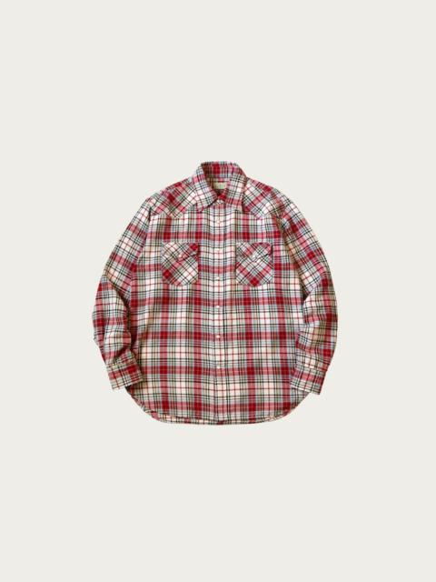 Kapital Columbia-Check HUSKY Western Shirt - Red