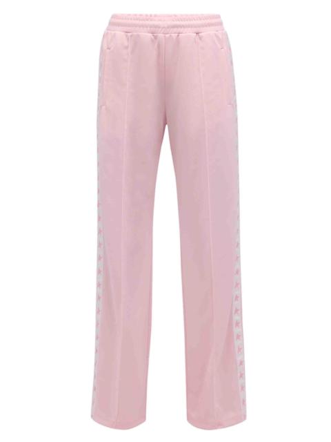 Golden Goose Women's Star Collection Wide-Leg Track Pants - Pale Pink