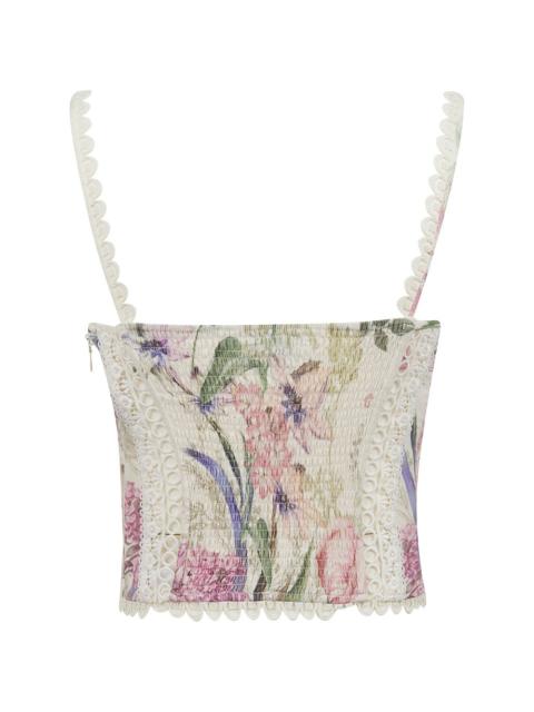 Charo Ruiz Poppy floral-print top