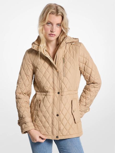 MICHAEL KORS Quilted Hooded Jacket