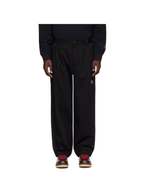 Moncler Moncler x FRGMT Black Cotton Gabardine Trousers