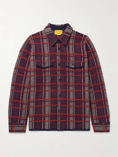 GUEST IN RESIDENCE Checked Cashmere Overshirt
