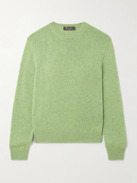 Loro Piana Fobello cashmere sweater Sage green
