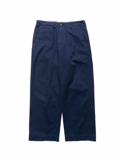 BEAMS PLUS MIL Trousers Herringbone Navy