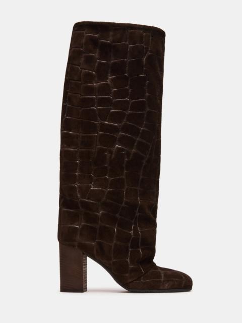 STEVE MADDEN DELIA DARK BROWN SUEDE