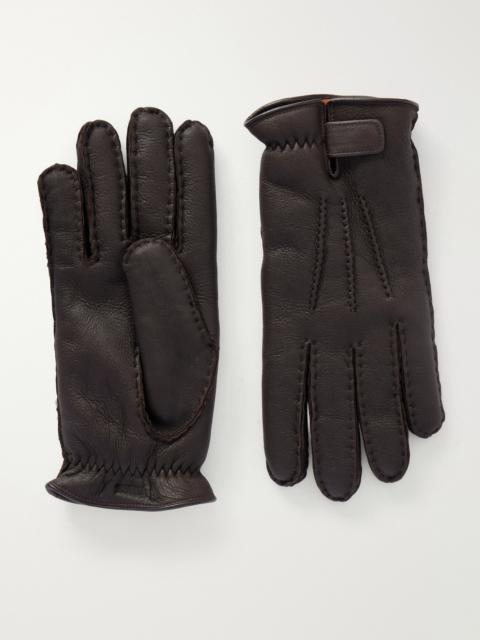 ZEGNA Full-Grain Leather Gloves