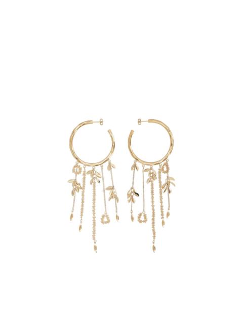 Isabel Marant floral hoop earrings