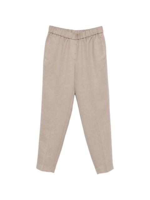 PESERICO elasticated-waistband trousers