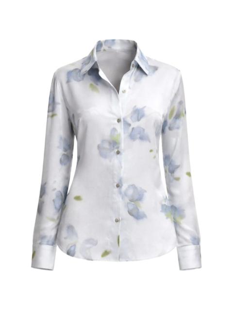Vince floral-print shirt