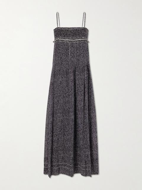 Isabel Marant Étoile Demy Printed Cotton Midi Dress