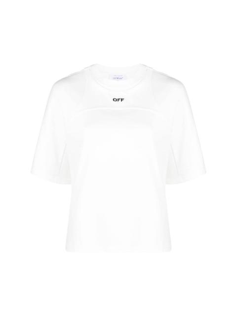 logo-print cotton T-shirt