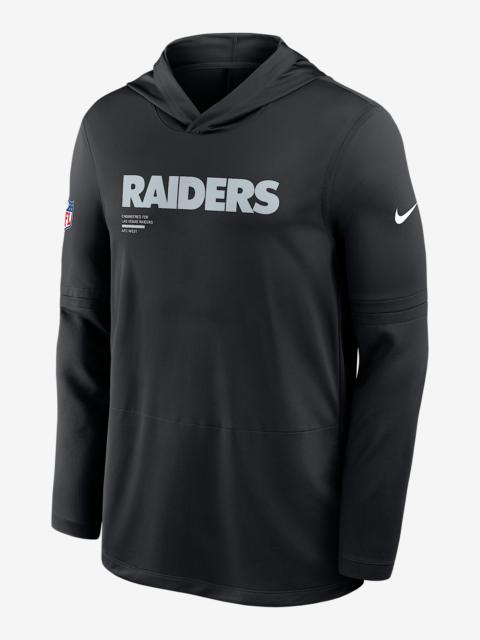 Nike Las Vegas Raiders Pure Fury Sideline Men's Nike Dri-FIT NFL Long-Sleeve Hooded Top