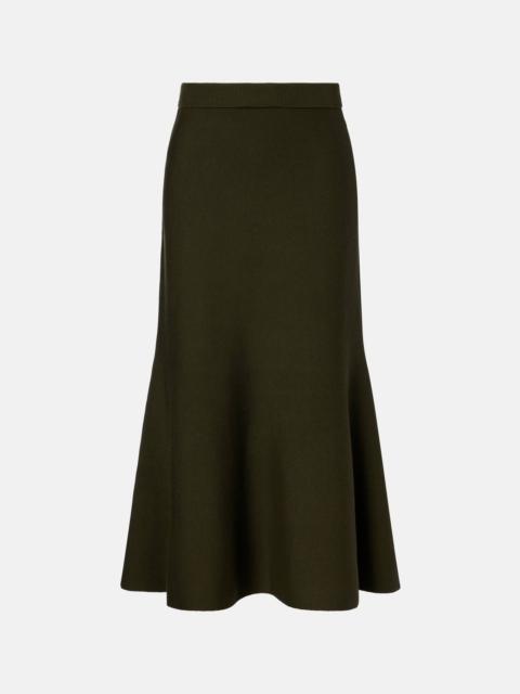 SIMKHAI Layne wool midi skirt