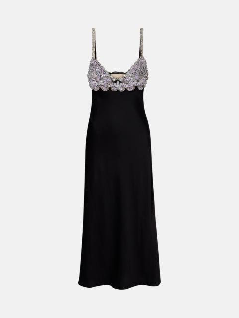 Valentino Embellished midi dress