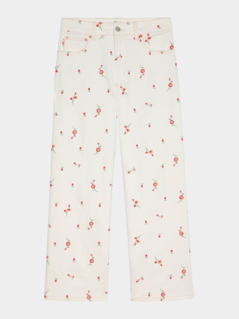 Rails Getty Floral Crop Jeans
