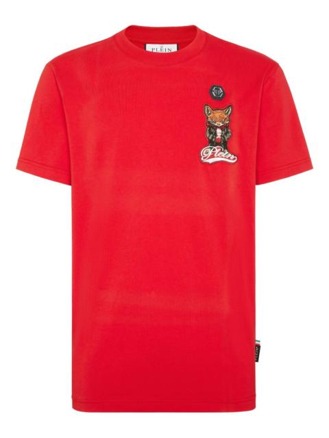 PHILIPP PLEIN fox-patch T-shirt