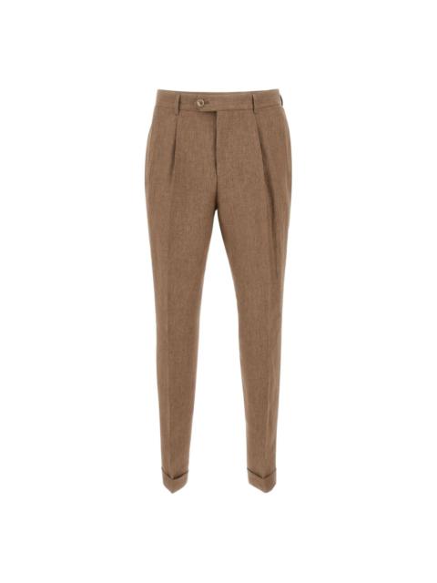 L-Peet straight-leg trousers