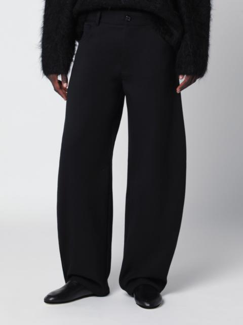 Séfr Oktai black trousers in wool blend