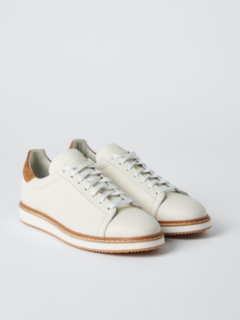 Brunello Cucinelli 곡물 calfskin 운동화