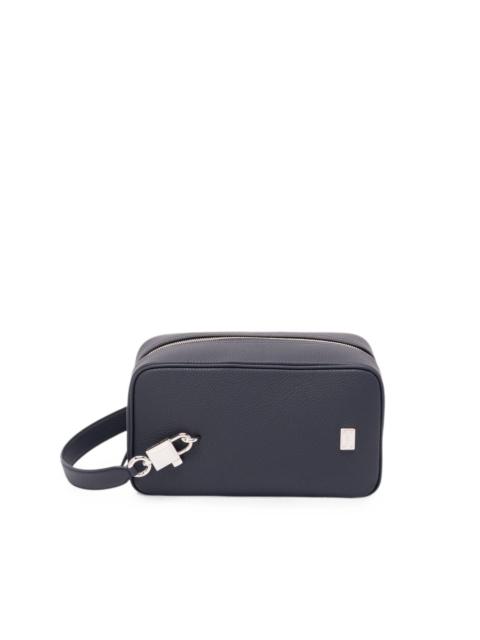 Dolce & Gabbana Lock pebbled leather wash bag
