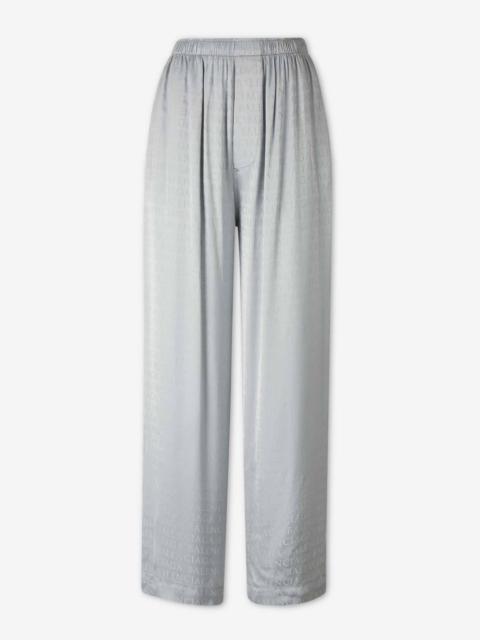 BALENCIAGA MONOGRAM WIDE LEG TROUSERS