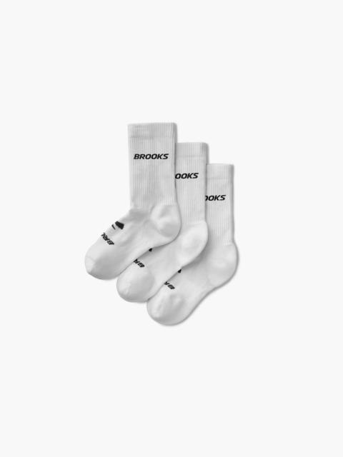 BROOKS Run-In Crew 3-Pack