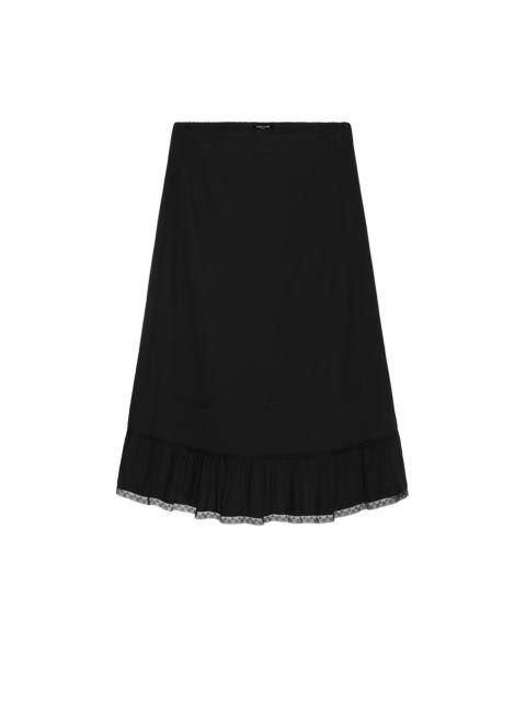 Cou Cou The Petticoat: Cotton Voile Black