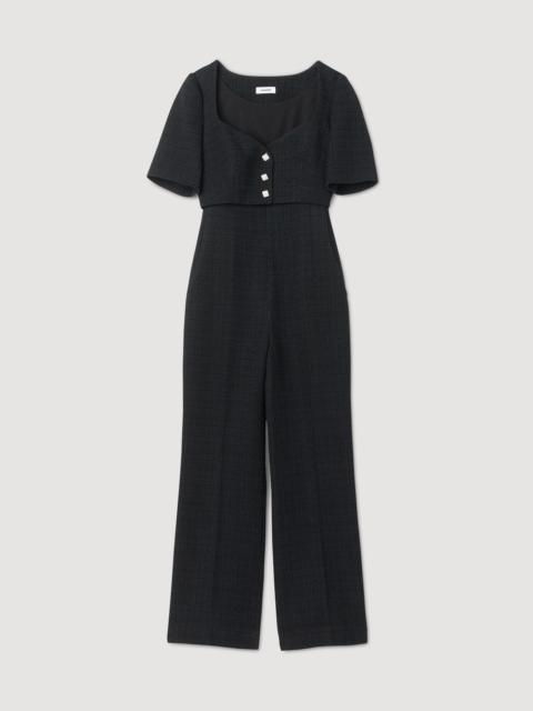 Sandro TWEED JUMPSUIT