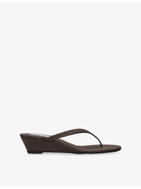 CHRISTOPHER ESBER Scala Moire Woven Wedge Sandals