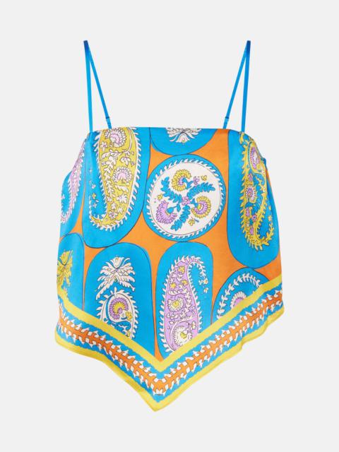 ALÉMAIS Flores printed top