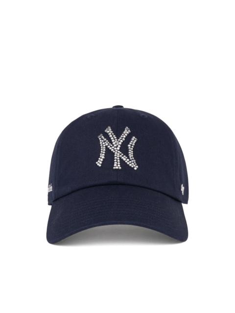 Sporty & Rich x Yankees Krystal baseball cap