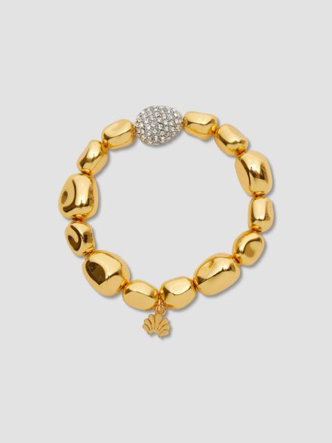 LELE SADOUGHI Women's Pebble 14K-Gold-Plated & Crystal Bracelet - Gold