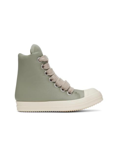 Rick Owens Green Hollywood Jumbolace Sneakers