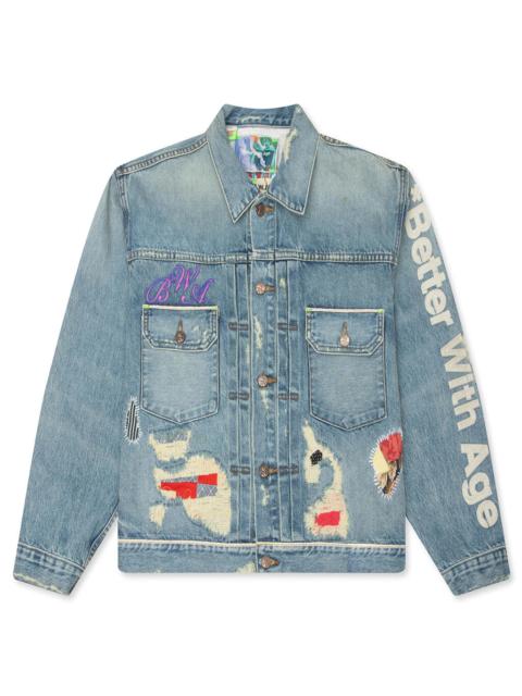 *Better With Age REPAIR TYPE 2 DENIM JACKET - INDIGO