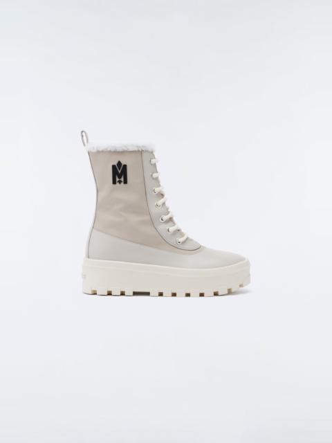 Mackage＊マッカージュ＊CONQUER shearling ankle boot＊ブーツ MACKAGE CONQUER Re-Stop monogram shearling-lined ankle boot