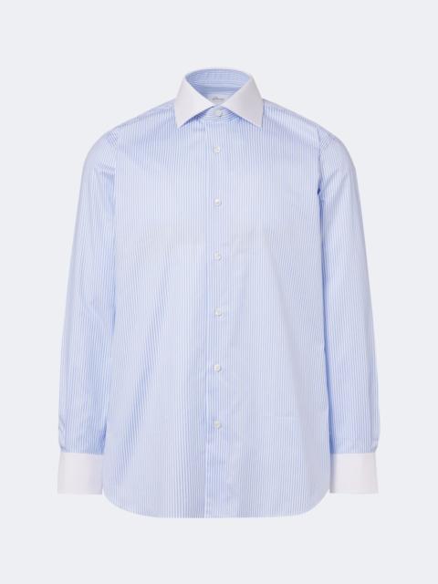 Brioni Striped cotton shirt