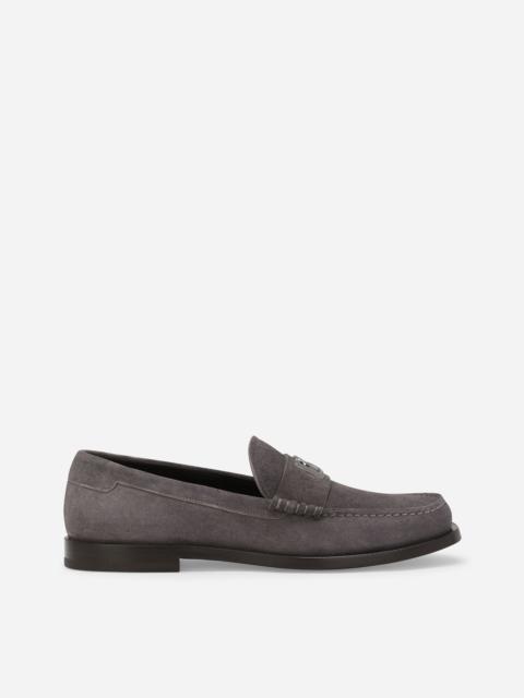 Suede loafers