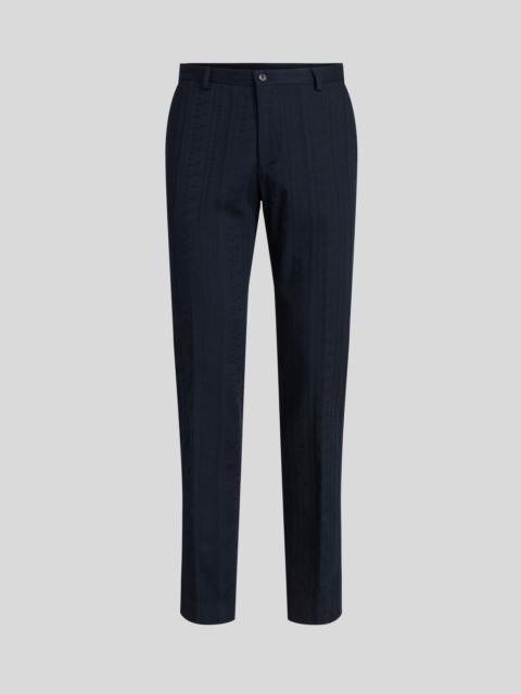 Etro GEOMETRIC PATTERN JACQUARD TROUSERS