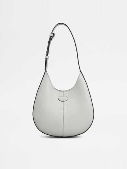 Tod's TOD'S DI BAG HOBO IN LEATHER MINI - GREY