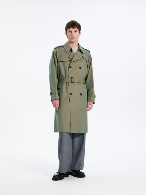 Mackintosh Blanefield Gabardine Double Breasted Trench Coat