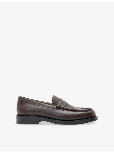 ALLSAINTS Bloom Leather Penny Loafers