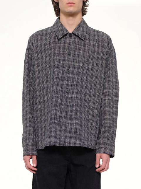 Wooyoungmi Tweed Shirt in Black