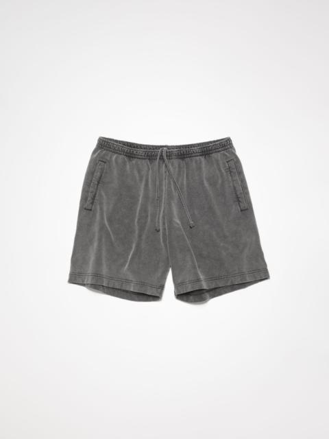 Cotton shorts - Faded black
