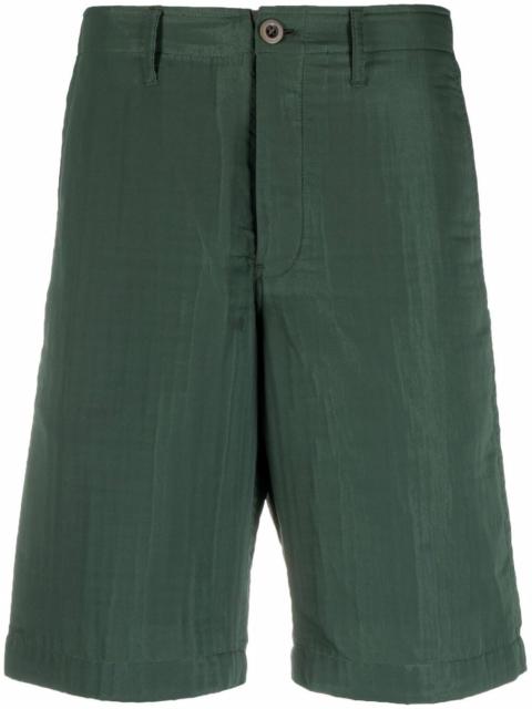 sacai buckle-detail four-pocket Bermuda shorts