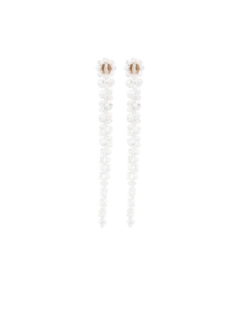 Drip crystal-embellished earrings